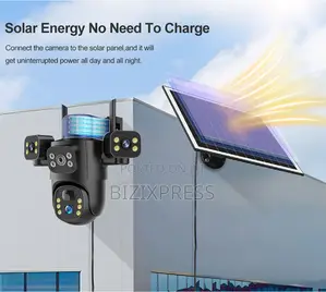 4g Solar Security Camera – 3 Lens