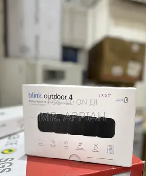 Blink Outdoor 4 (Newest Model), Wireless Smart Security Camera(Black).