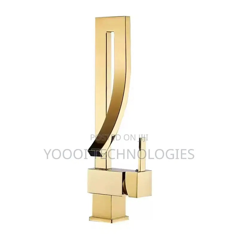 High Quality Brass Gold Luxury Sink Faucet Tap Mixer