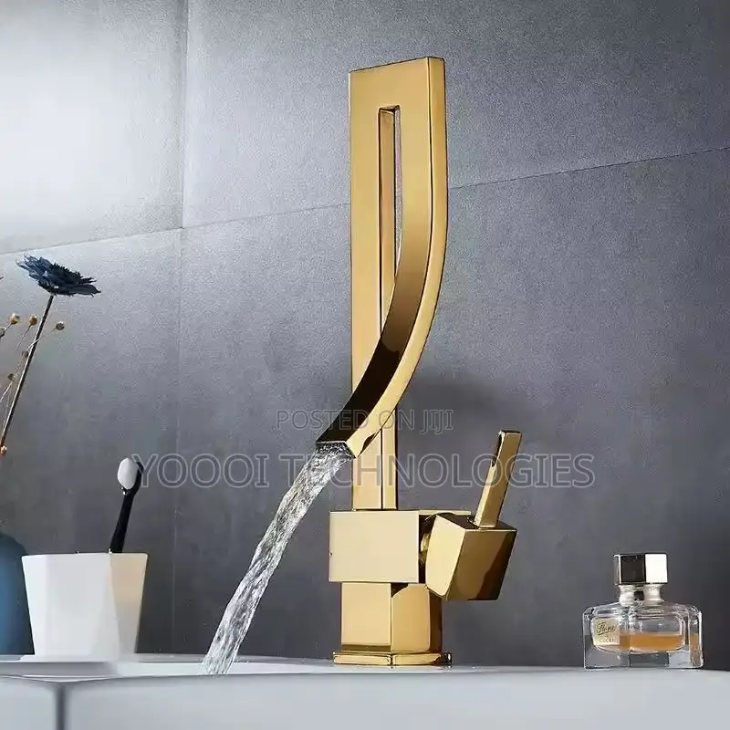 High Quality Brass Gold Luxury Sink Faucet Tap Mixer