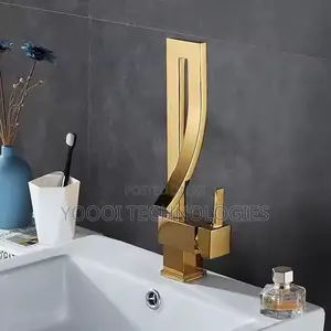 High Quality Brass Gold Luxury Sink Faucet Tap Mixer