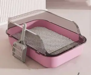 Semi Closed Large Cat Liter Box