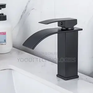 Matte Black Luxury Sink Tap Mixer (Hot/Cold)