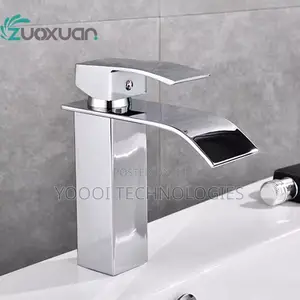 Brass Stainless Steel Bathroom Sink Tap Mixer