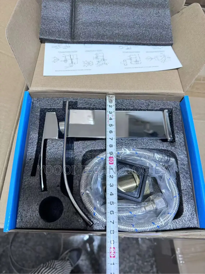 Brass Stainless Steel Bathroom Sink Tap Mixer