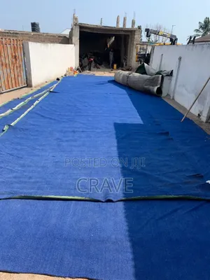 Artificial Green and Blue Carpet for Rent