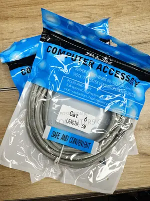 Etw 5 Meter Cat 6 Utp Patch Cord Ethernet Cables (Rj45)