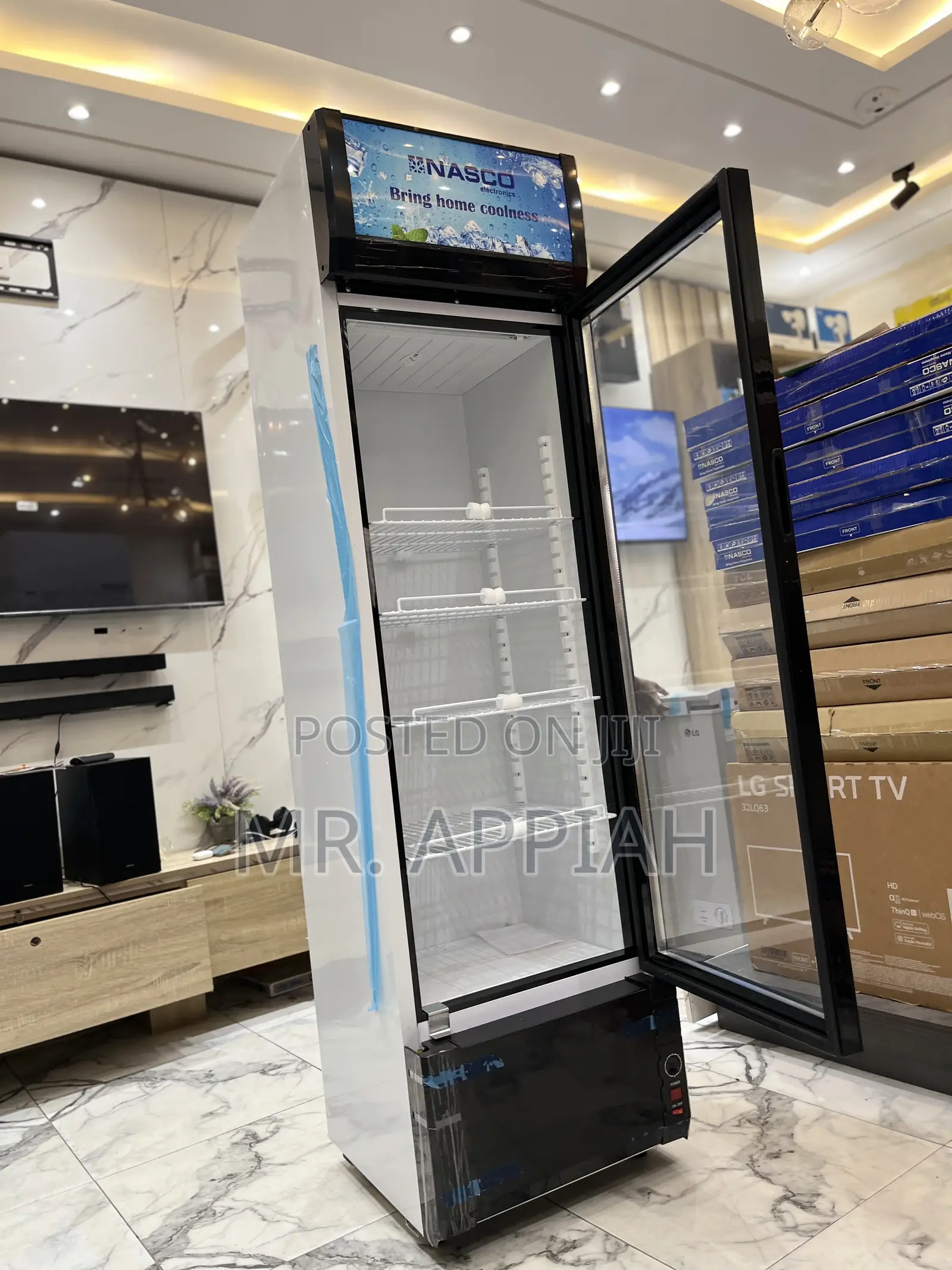 Fast Chilling Nasco Nas-Fl-360 Single Door Electric Display Fridge.