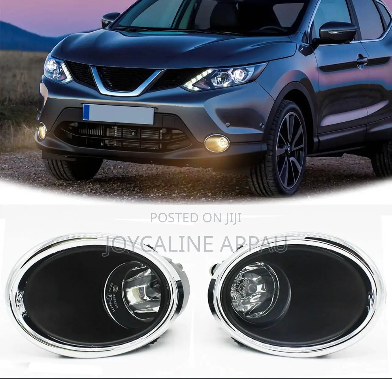 Nissan Qashqai Fog Light and Cover 2015 to 2017