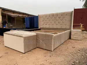 Double Frame Ottoman and 1side Drawer