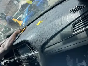 Hyundai Sonata Dashboard Carbon Fiber Stiker Installation