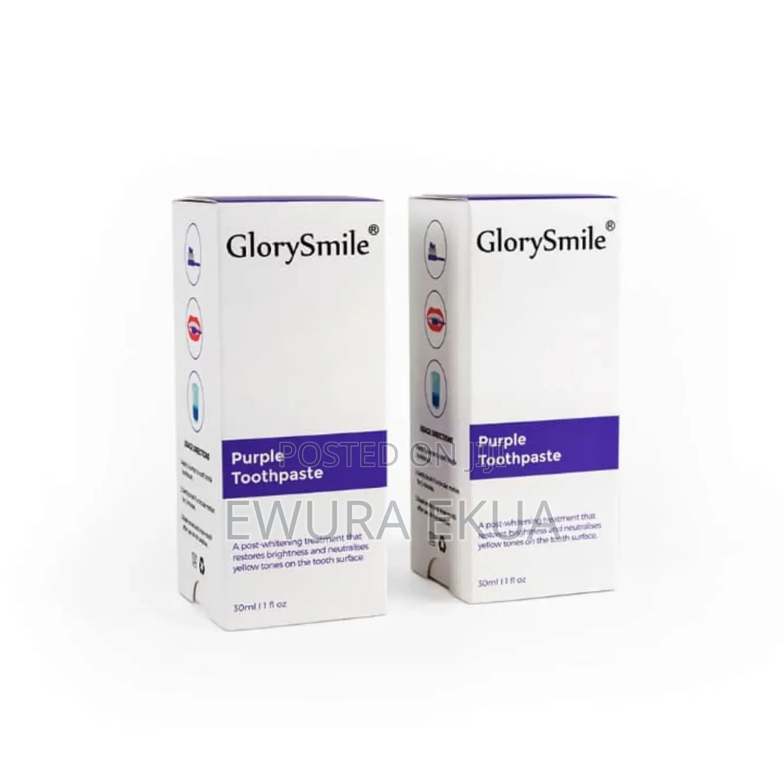 Glorysmile V34 Purple Whitening Toothpaste 30ml
