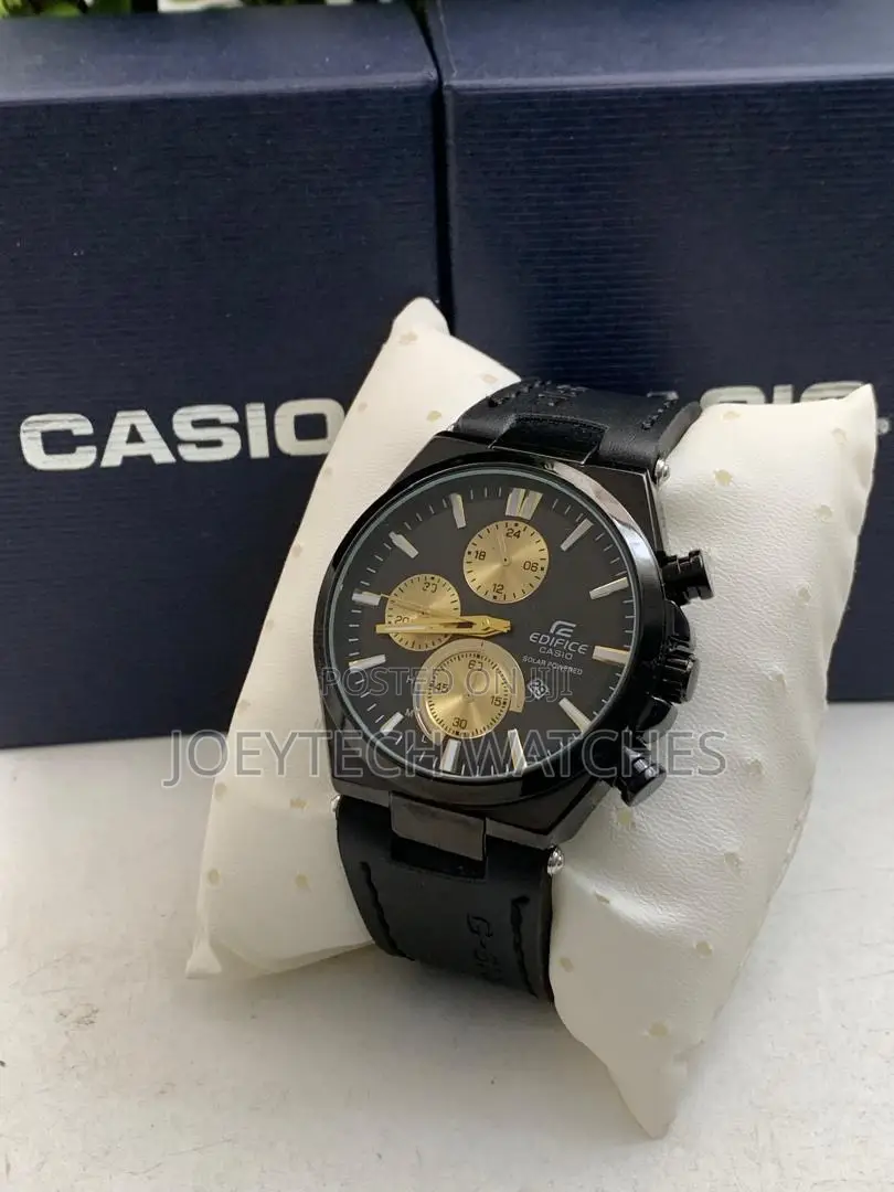 Casio Edifice Leather Strap