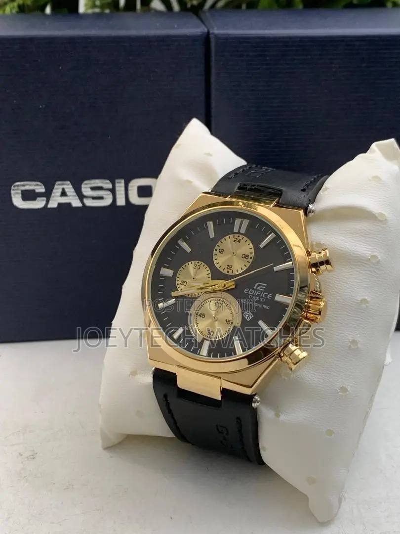 Casio Edifice Leather Strap