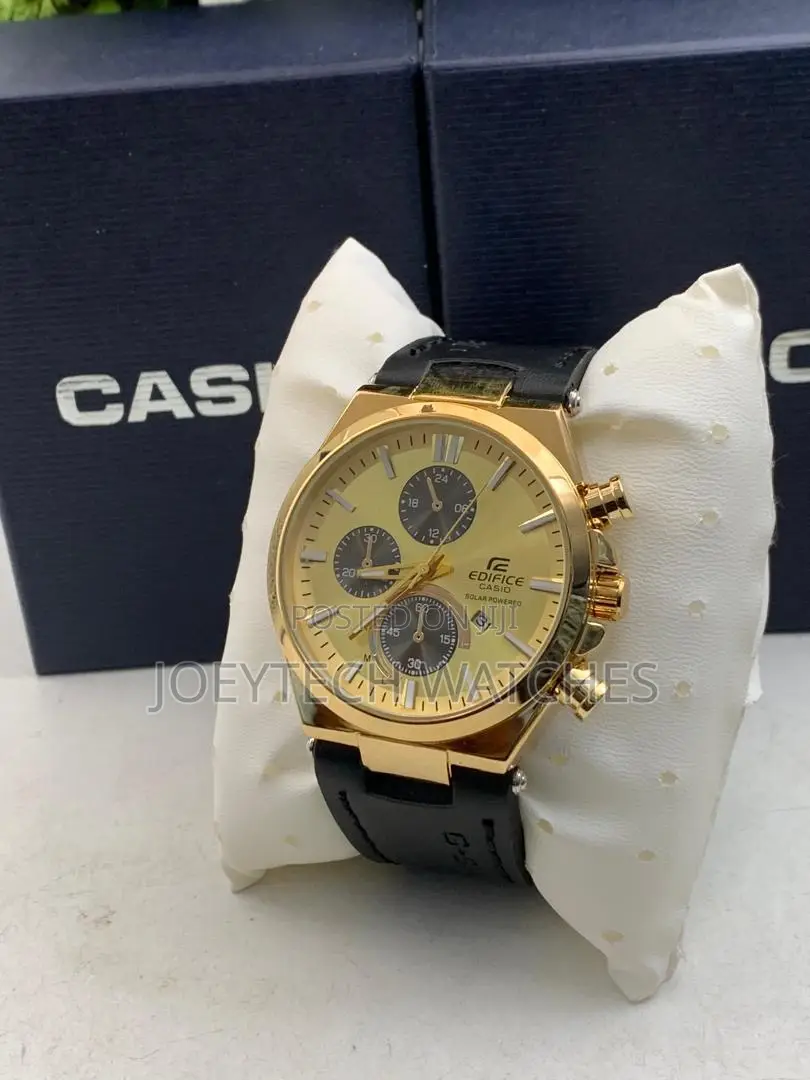 Casio Edifice Leather Strap