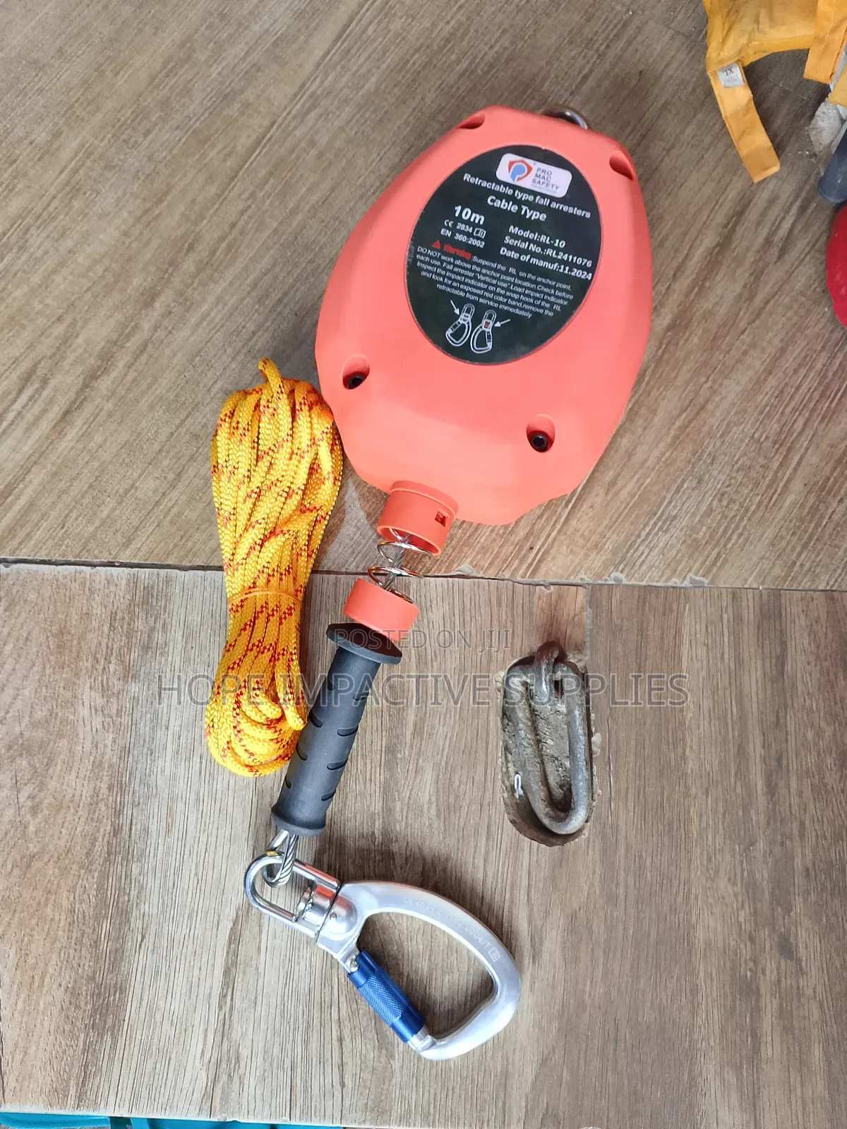 Pro Mac 10m Retractable Fall Arrester.