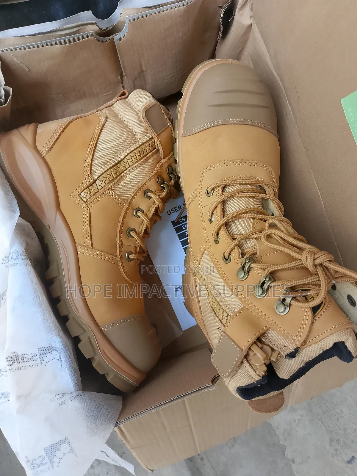 Hd Safetoe Desert Safety Boots.