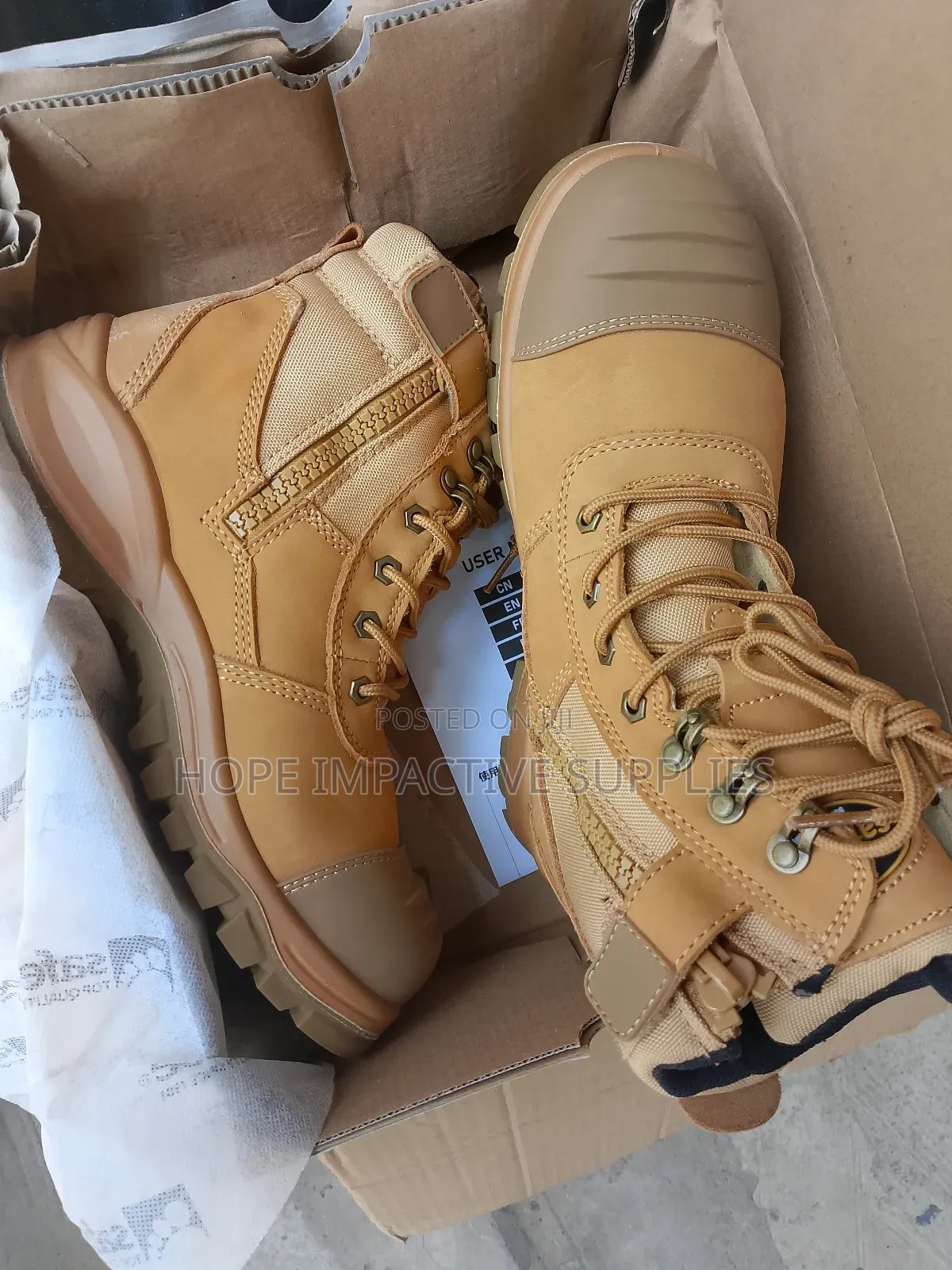 Hd Safetoe Desert Safety Boots.