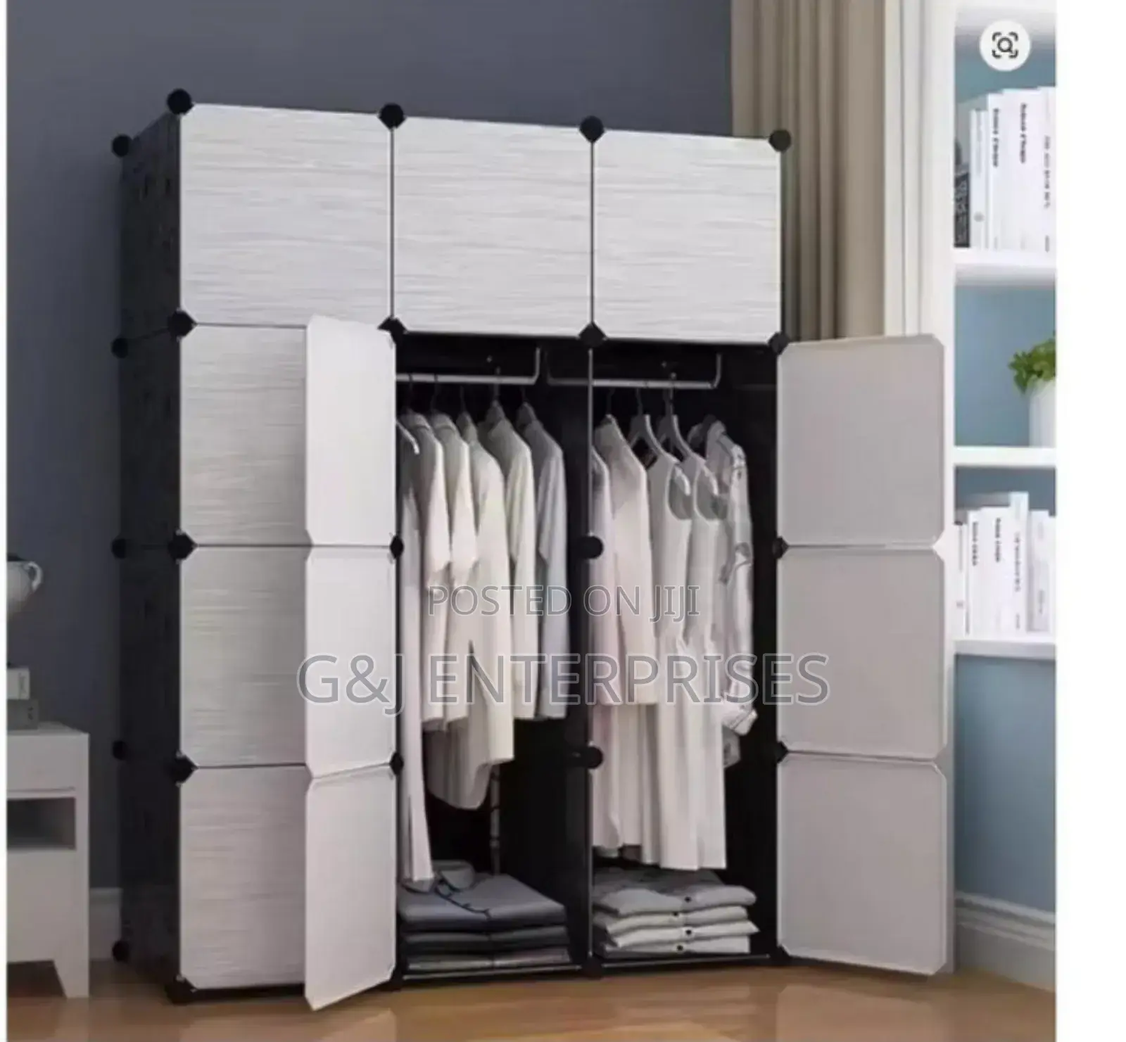 12 Cube Plastic Wardrobe