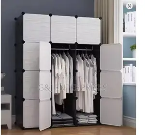12 Cube Plastic Wardrobe