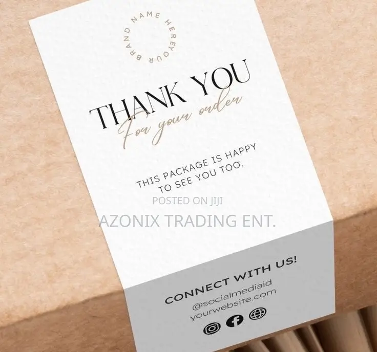 Rectangular Package Labels and Stickers