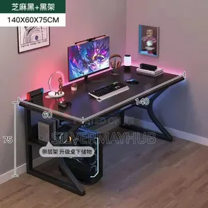 Office Gaming Desk With Beneath Book Shelf
