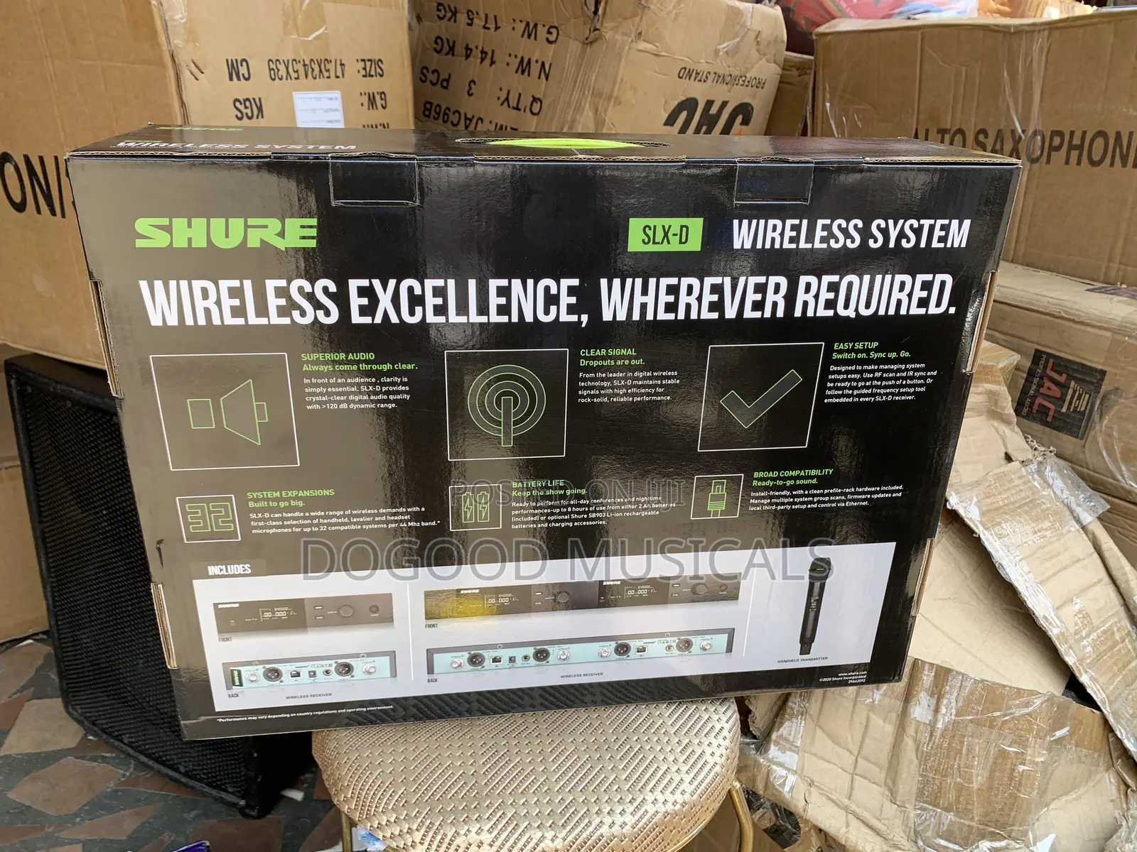 Shure Slxd4/Slxd2 Digital Wireless Microphone