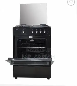 Eldo-Gc6060bfu-Black Eldo Gas Cooker 4 Burrner 60x60 Cm Black Oven.