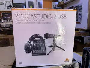 Behringer Podcastudio-2 Usb Complete Podcastudio Bundle With Usb Mixer