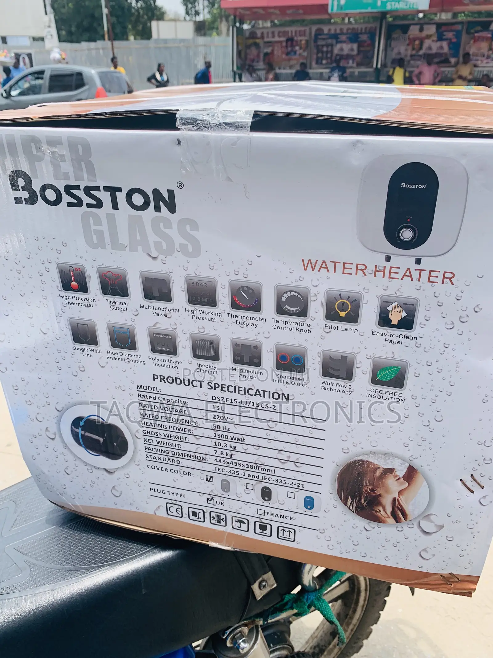 Lasting Bosston Water Heater-15l