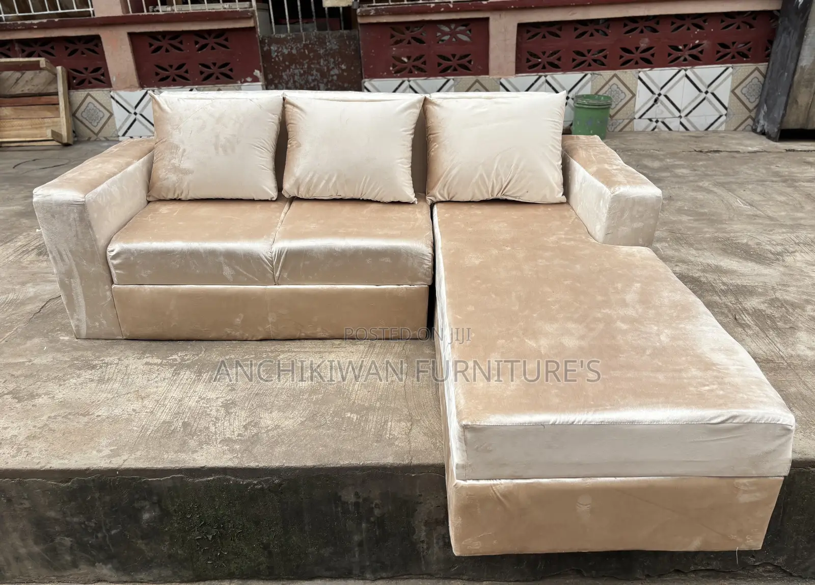 Soft L Shape Sofa (Payment After Delivery)