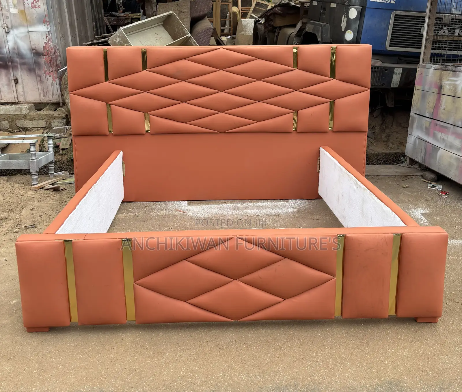 Queensize Zig Bed Frame (Payment After Delivery)