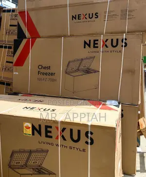708 Liters Nexus Double Door Electric Chest Freezer 