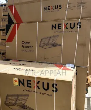 Affordable Nexus Double Door Electric Chest Freezer 