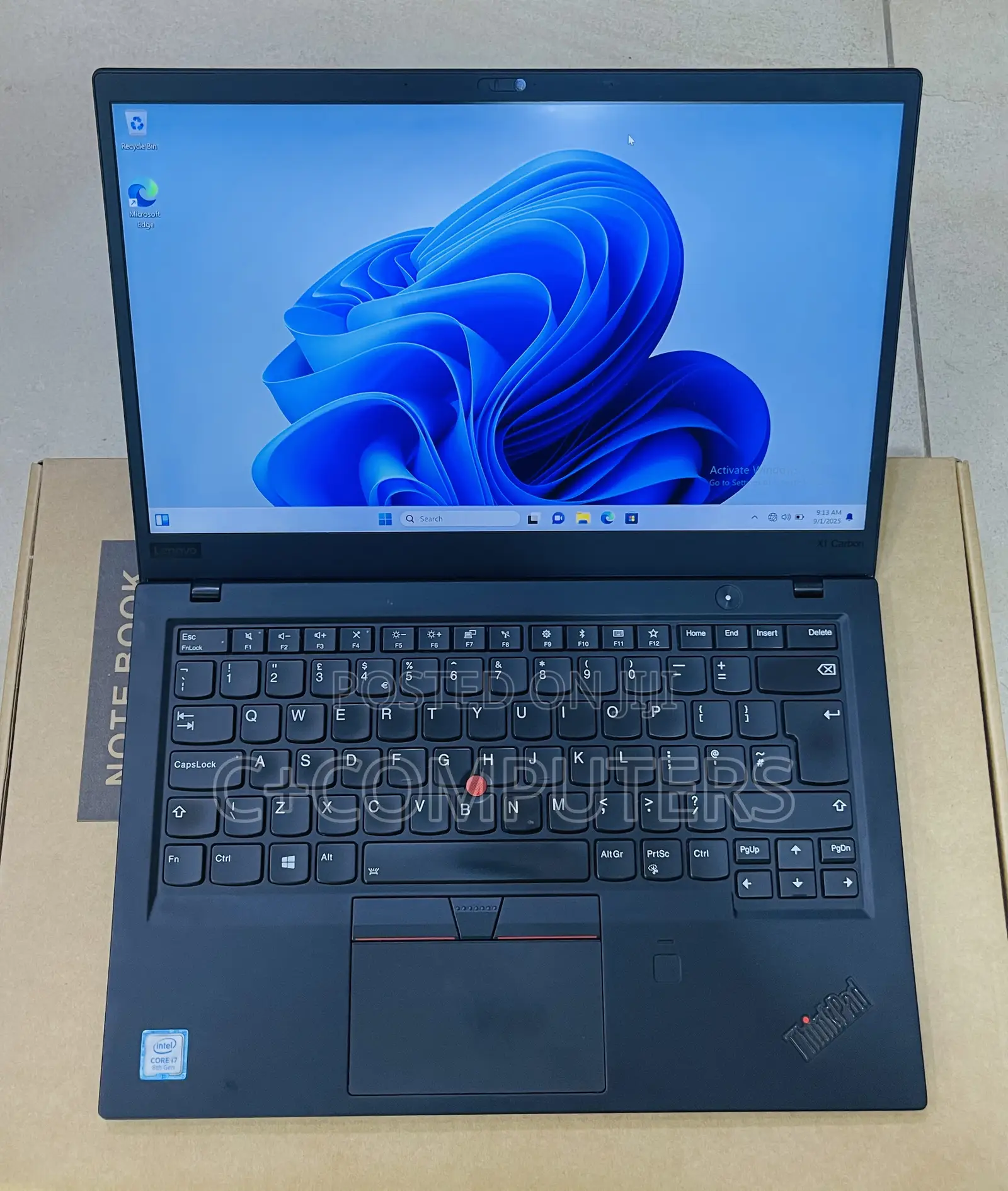 Laptop Lenovo ThinkPad X1 Carbon 8GB Intel Core I7 SSD 256GB