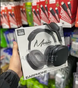Mz-09 Wireless Over-Ear Headphones, Noise-Cancelling, Bluetooth Gaming