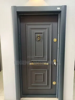 Gray Luxury Fort Security Door.