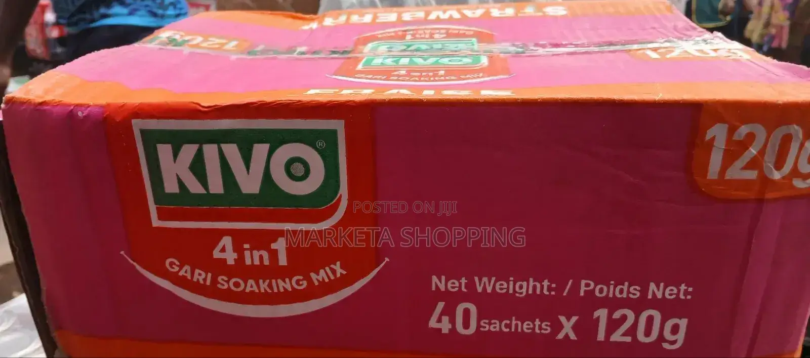 Kivo Gari 125gx40 Strawberry