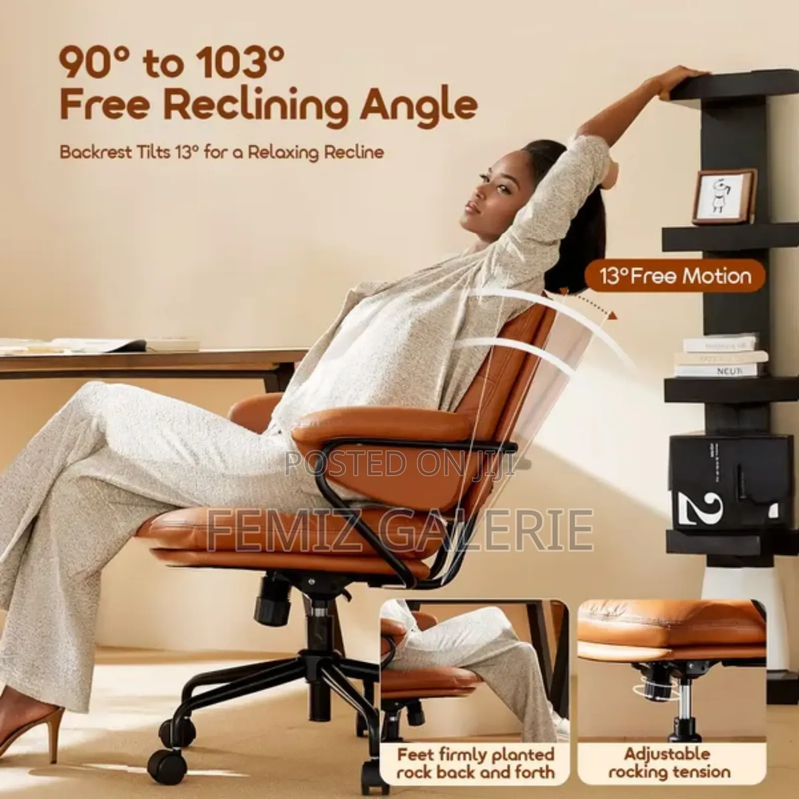 Oraimo Softnest Double-Layer Cushioning Office Chair