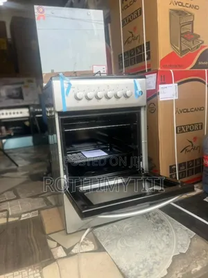Original Made Volcano 50x50cm Four Gas With Oven Grill and Oven Light