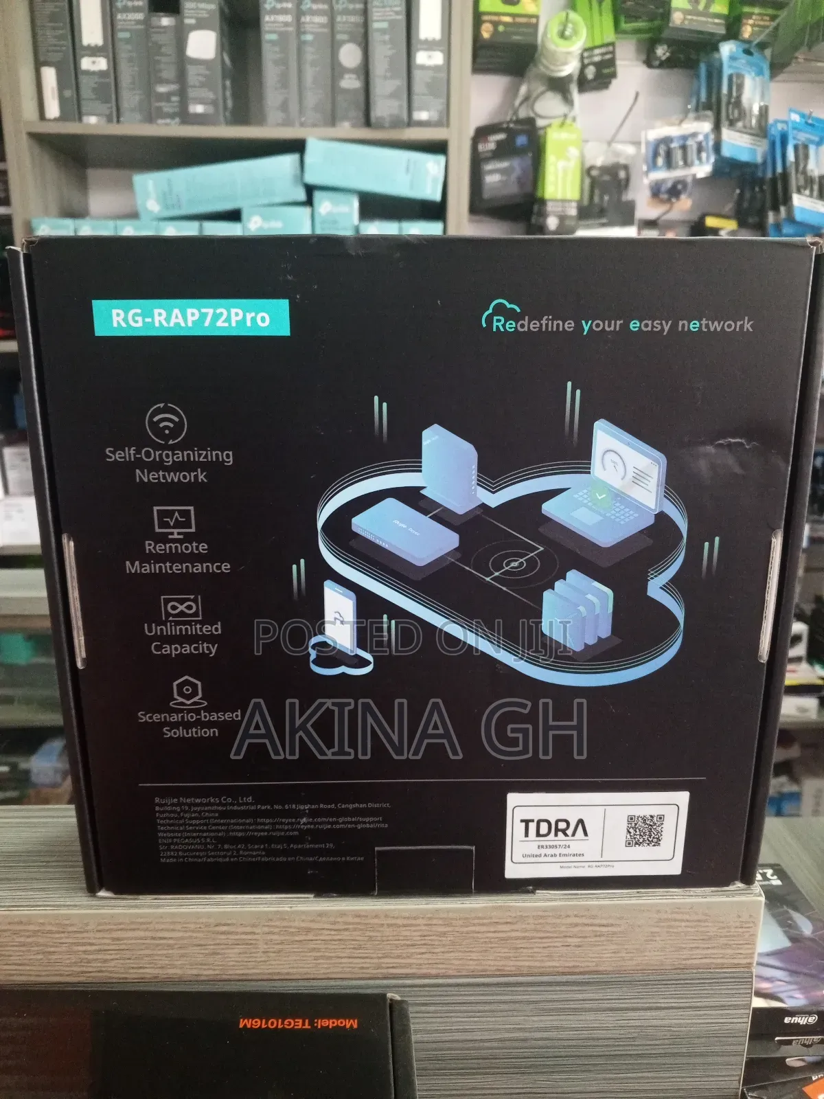 Rujie Wi-Fi 7 Be5040 Dual Band Ceiling Access Point Rg-Rap72pro