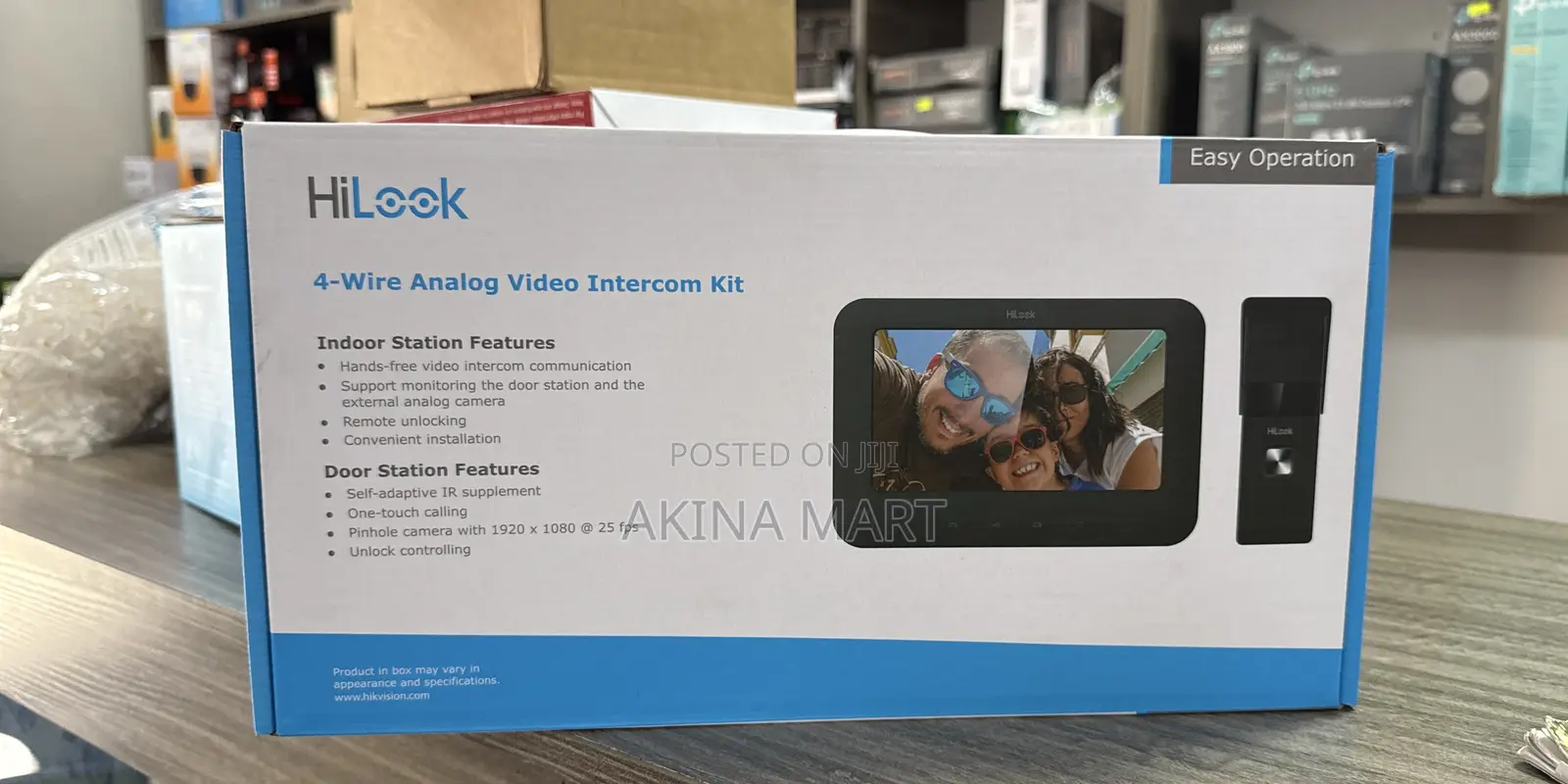 Hilook 4 Wite Analog Video Doorbell Intercom Vi-K13p