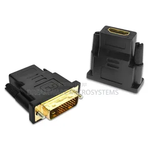 Dvi to Hdmi Adapter, Dvi-D Male 24 + 1 Pin to Hdmi Female Converter