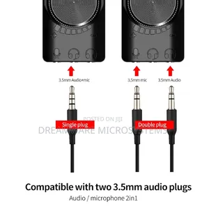 7.1 Channel Usb 2.0 Audio Sound Card Adapter,3.5mm Aux Microphone Jack
