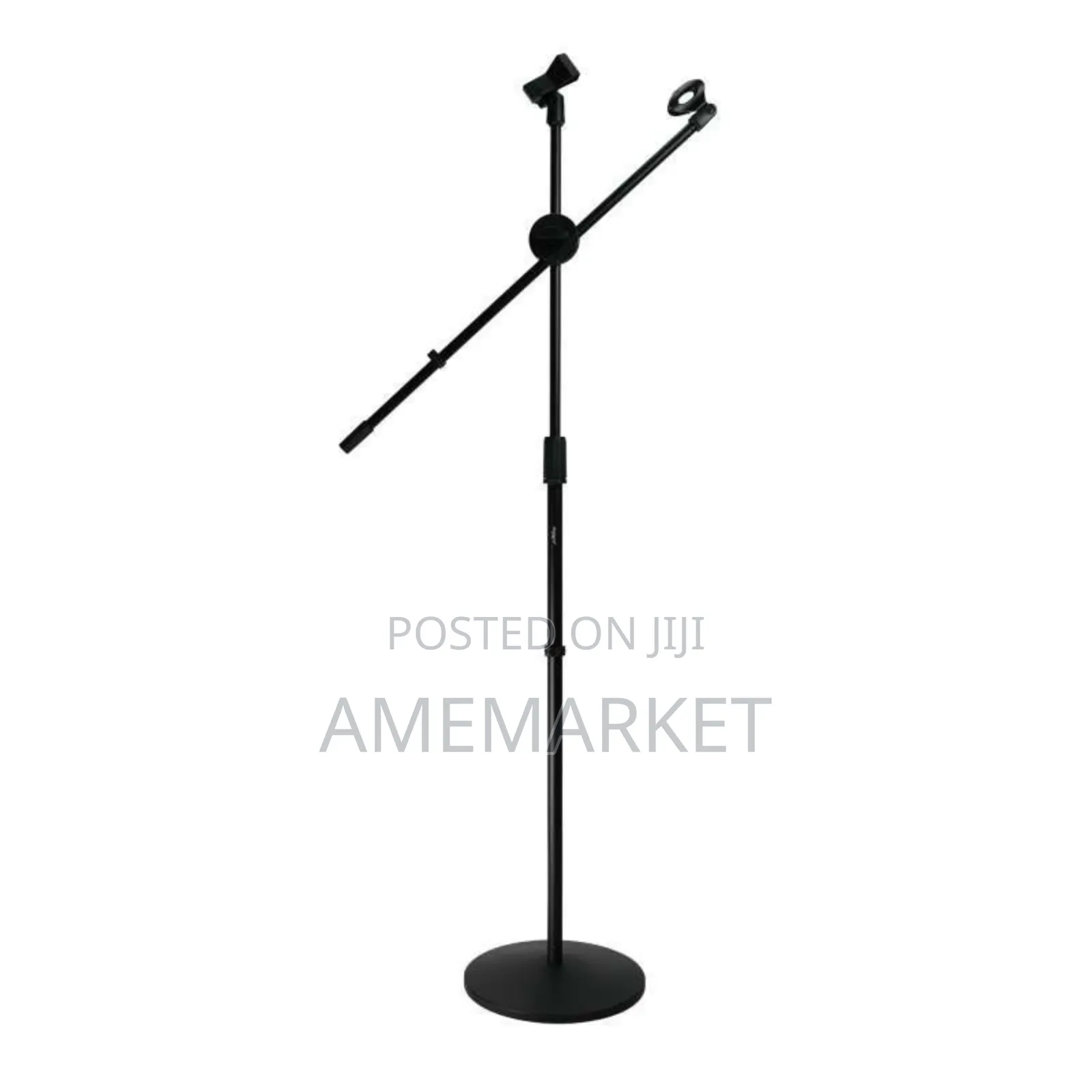 Round Metal Base Stage Microphone Stand