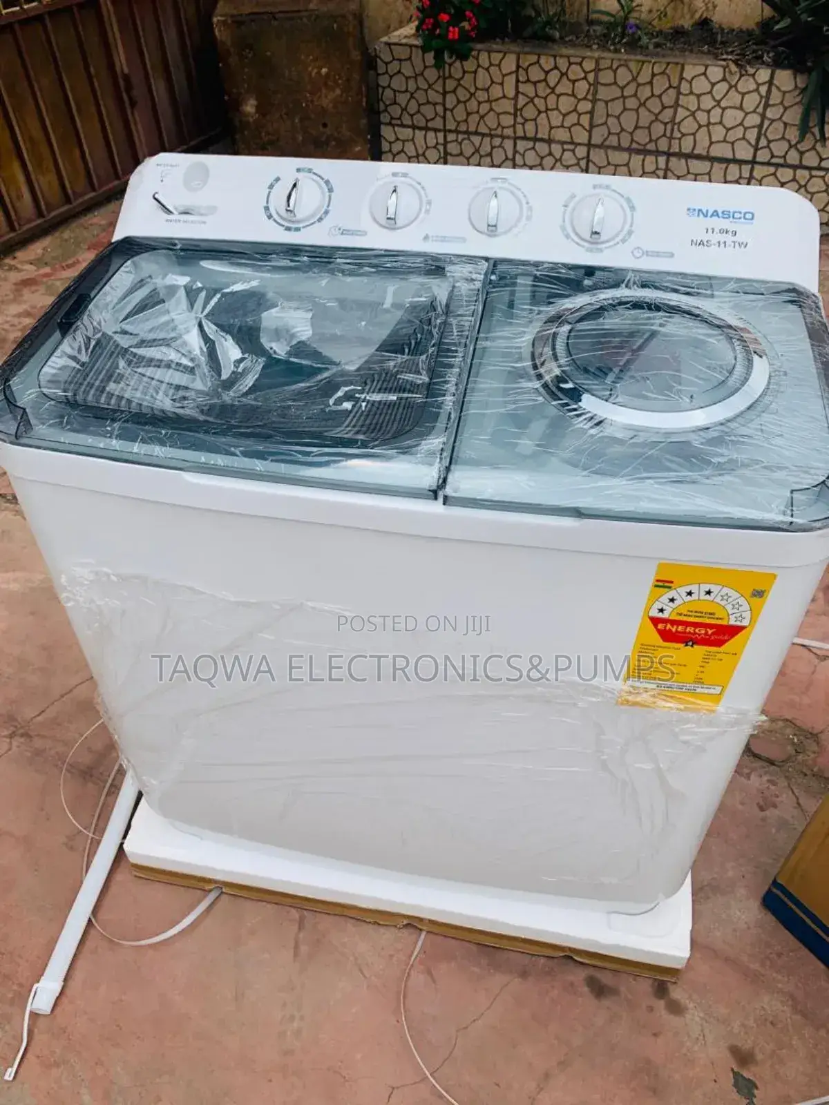 Easily - Use-Nasco 11kg Semi Automatic Washing Machine