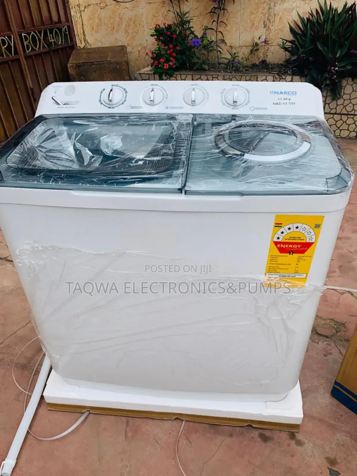 Testified Nasco 11.0kg Twin Tub Washing Machine