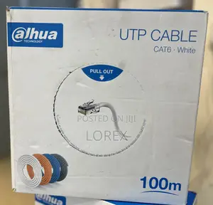 Dahua Cat6 Cable 100m Pure Copper Pfm920i-6un-C-100