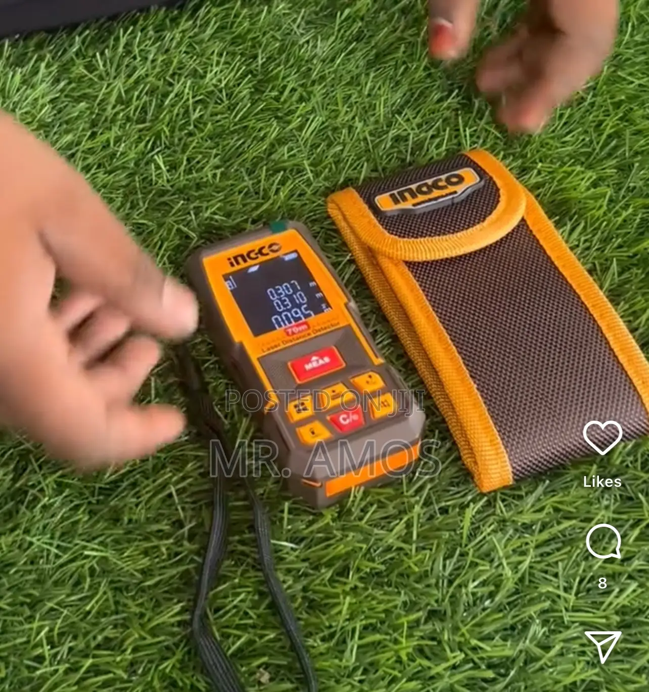 70m Laser Distance Detector With Aaa Batteries - Hldd0708