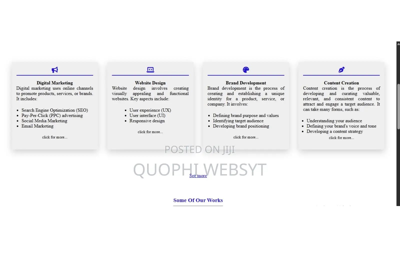 Website Development, Programming